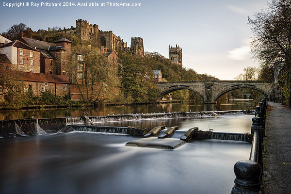 Walk Along Durham Riverside Picture Board by Ray Pritchard