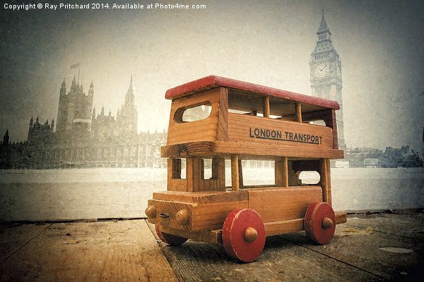  London Bus  Picture Board by Ray Pritchard