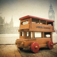 Buy canvas prints of  London Bus  by Ray Pritchard