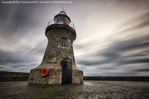  South Shields Lighthouse Picture Board by Ray Pritchard