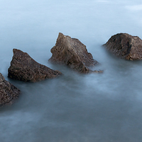 Buy canvas prints of Waves and Rocks by Ray Pritchard
