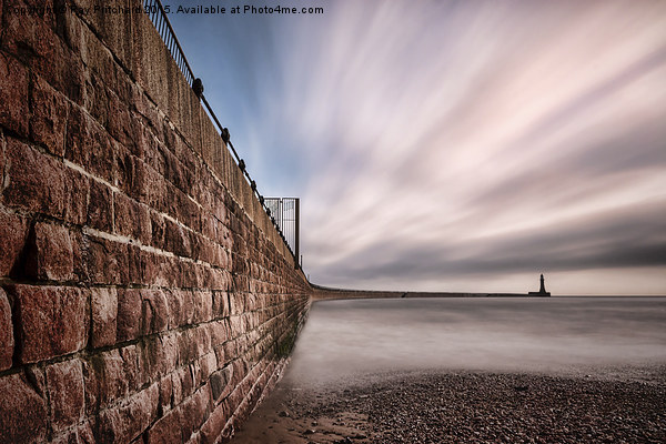  Roker Pier at Sunderland Picture Board by Ray Pritchard