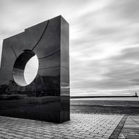 Buy canvas prints of  Monolith at Roker by Ray Pritchard