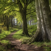 Buy canvas prints of A Walk Through The Woods by Ray Pritchard
