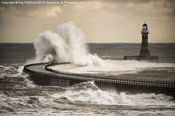 Storm Waves at Roker Picture Board by Ray Pritchard