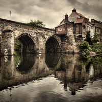 Buy canvas prints of  Elvet Bridge by Ray Pritchard