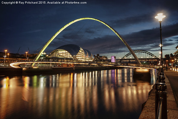  Millennium Bridge at Newcastle Picture Board by Ray Pritchard