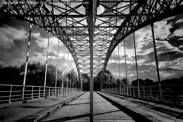   Wylam Railway Bridge Picture Board by Ray Pritchard