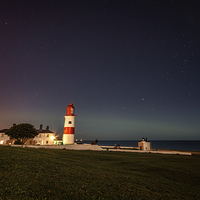Buy canvas prints of Aurora at Souter Lighthouse by Ray Pritchard
