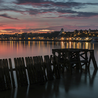 Buy canvas prints of Tyne View Sunset by Ray Pritchard
