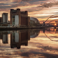 Buy canvas prints of Tyne Reflections by Ray Pritchard