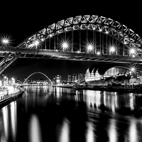 Buy canvas prints of  River Tyne Mono by Ray Pritchard