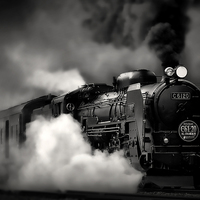 Buy canvas prints of C6120 Steam Locomotive by Ray Pritchard