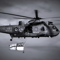 Buy canvas prints of Royal Navy Rescue by Ray Pritchard