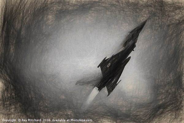 Typhoon Digital Sketch Picture Board by Ray Pritchard