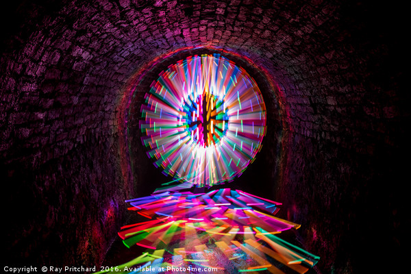 Painting with Light Underground Picture Board by Ray Pritchard
