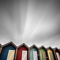 Buy canvas prints of Blyth Beach Huts by Ray Pritchard
