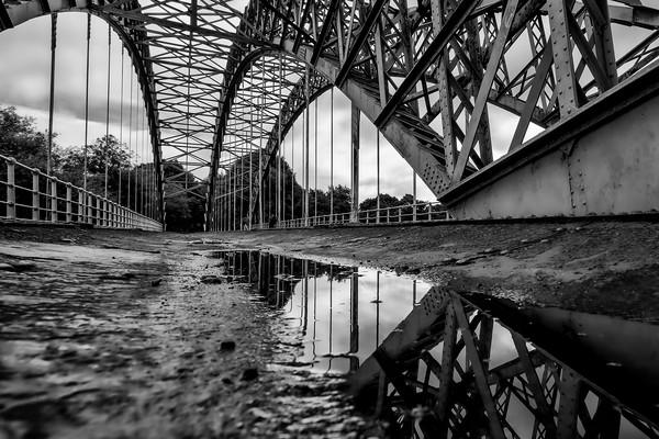 Wylam Railway Bridge Picture Board by Ray Pritchard