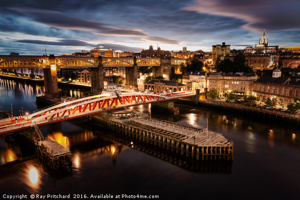 View from the Tyne Bridge Picture Board by Ray Pritchard