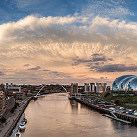 Buy canvas prints of Independence Day over Newcastle by Ray Pritchard