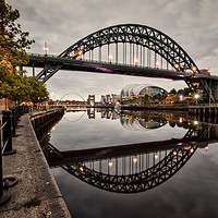 Buy canvas prints of Tyne Bridge Reflections by Ray Pritchard