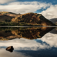 Buy canvas prints of Ullswater and a Rock by Ray Pritchard