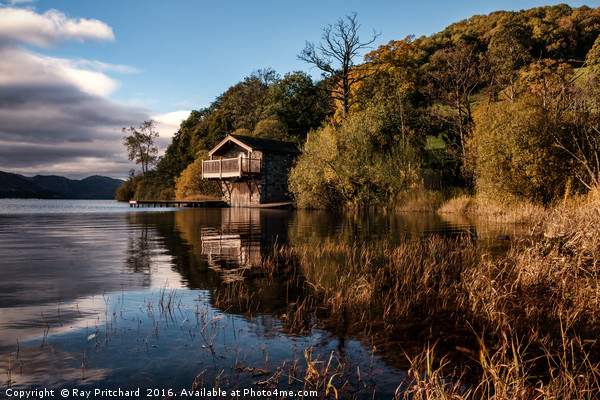 Boathouse at Ullswater  Picture Board by Ray Pritchard