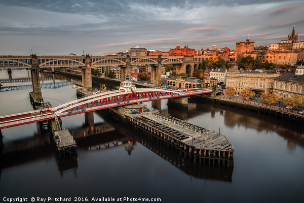 Early Morning on the Tyne Picture Board by Ray Pritchard