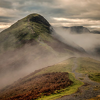 Buy canvas prints of Catbells in the Clouds by Ray Pritchard