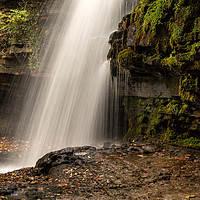 Buy canvas prints of Gibsons Cave Waterfall by Ray Pritchard