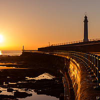 Buy canvas prints of Sunrise at Roker by Ray Pritchard