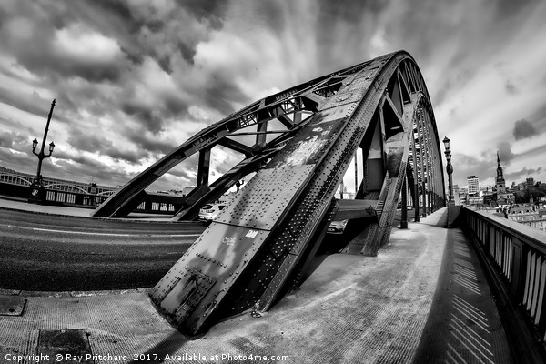 Tyne Bridge 8mm Picture Board by Ray Pritchard