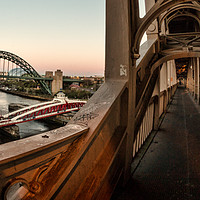 Buy canvas prints of Tyne bridge from High Level Bridge by Ray Pritchard