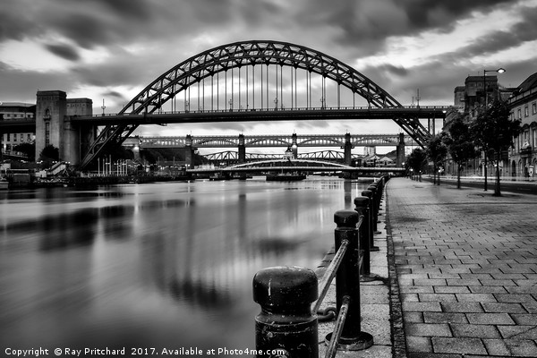 Newcastle Quayside Picture Board by Ray Pritchard