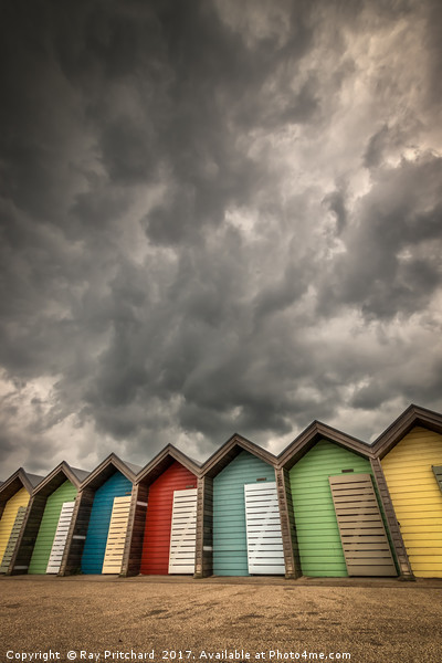 Blyth Beach Huts  Picture Board by Ray Pritchard
