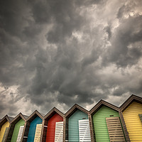 Buy canvas prints of Blyth Beach Huts  by Ray Pritchard