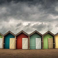 Buy canvas prints of Blyth Beach Huts by Ray Pritchard