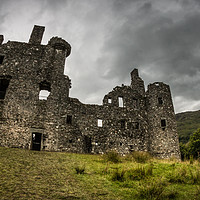 Buy canvas prints of Kilchurn Castle on Lock Awe by Ray Pritchard