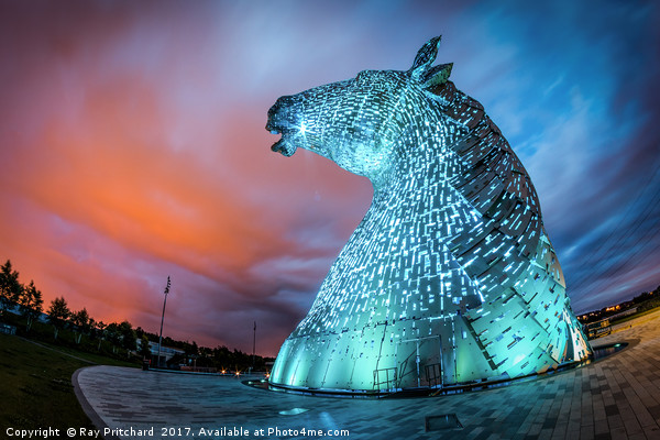 The Kelpies  Picture Board by Ray Pritchard