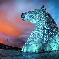 Buy canvas prints of The Kelpies  by Ray Pritchard