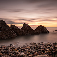 Buy canvas prints of Rocks at Graham Sands by Ray Pritchard