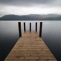 Buy canvas prints of Low Brandlehow Jetty  by Ray Pritchard