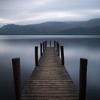Buy canvas prints of High Brandlehow Jetty by Ray Pritchard