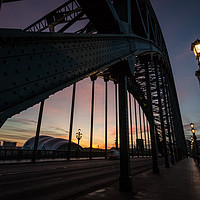 Buy canvas prints of Sunrise from the Tyne Bridge by Ray Pritchard