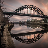 Buy canvas prints of Tyne Bridge over River tyne by Ray Pritchard
