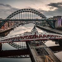 Buy canvas prints of 3 Bridges Over the Tyne by Ray Pritchard