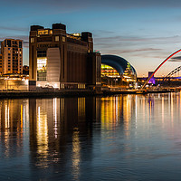 Buy canvas prints of View of Gateshead Riverside by Ray Pritchard