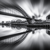 Buy canvas prints of Zoomed Tyne Bridge by Ray Pritchard