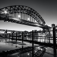 Buy canvas prints of Tyne Bridge and a Puddle by Ray Pritchard
