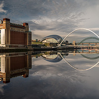 Buy canvas prints of River Tyne Reflections by Ray Pritchard